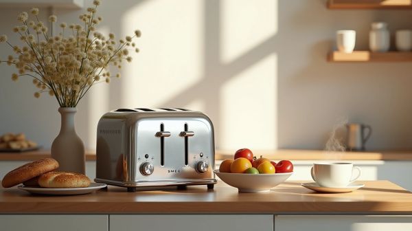 Trouvez le grille-pain smeg parfait pour un petit-déjeuner stylé